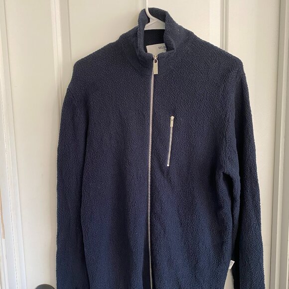 Selected Homme Josh Knit Zip Cardigan - Picture 2 of 8